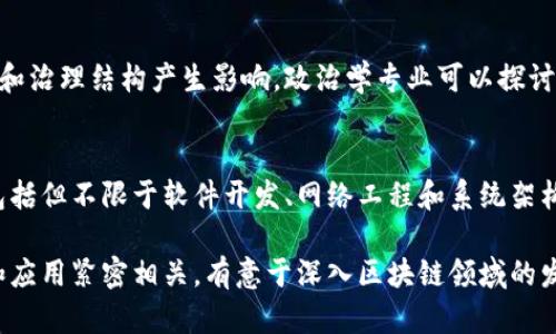 区块链是一项具有广泛应用和深远影响的技术，涉及多个学科和专业领域。以下是与区块链相关的一些主要主题和专业领域：

### 1. 计算机科学
区块链技术的基础是计算机科学，特别是与数据结构、算法、网络安全和分布式系统相关的领域。

### 2. 信息安全
区块链的安全性是其核心优势之一。信息安全专业将涉及加密技术、身份验证和其他安全措施的应用。

### 3. 经济学与金融
区块链对金融市场的影响日益增加，经济学和金融专业可以研究加密货币、智能合约、去中心化金融（DeFi）等主题。

### 4. 法律与合规
随着区块链技术的普及，相关法律和法规也在不断发展。法律专业将需要了解区块链和数字货币的监管问题。

### 5. 商业与管理
区块链技术改变了许多行业的商业模式和供应链管理，商业和管理专业可以研究区块链带来的创新和转型。

### 6. 数据科学
区块链生成大量的数据，数据科学专业可以研究如何分析和利用这些数据，包括预测模型和数据挖掘。

### 7. 社会学与人类学
区块链不仅是一种技术，还是一种社会现象。社会学和人类学专业可以研究其对社会结构和人际关系的影响。

### 8. 审计与会计
区块链技术可能会彻底改变审计和会计行业。相关专业会研究如何在区块链上进行财务报告和审计流程。

### 9. 政治学
区块链技术的去中心化特性可能对政治权力和治理结构产生影响。政治学专业可以探讨区块链与民主、透明度等概念之间的关系。

### 10. 工程与技术
区块链的实施和运作需要工程技术的支持，包括但不限于软件开发、网络工程和系统架构。

以上这些专业或主题，与区块链的深入研究和应用紧密相关。有意于深入区块链领域的发展，可以从这些专业中选择适合自己的方向。