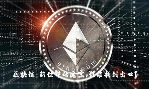 区块链：新世界的迷宫，谁能找到出口？