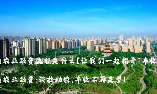 区块链农业融资流程是什么？让我们一起揭开“丰收密码”！

区块链农业融资：科技助农，丰收不再是梦！